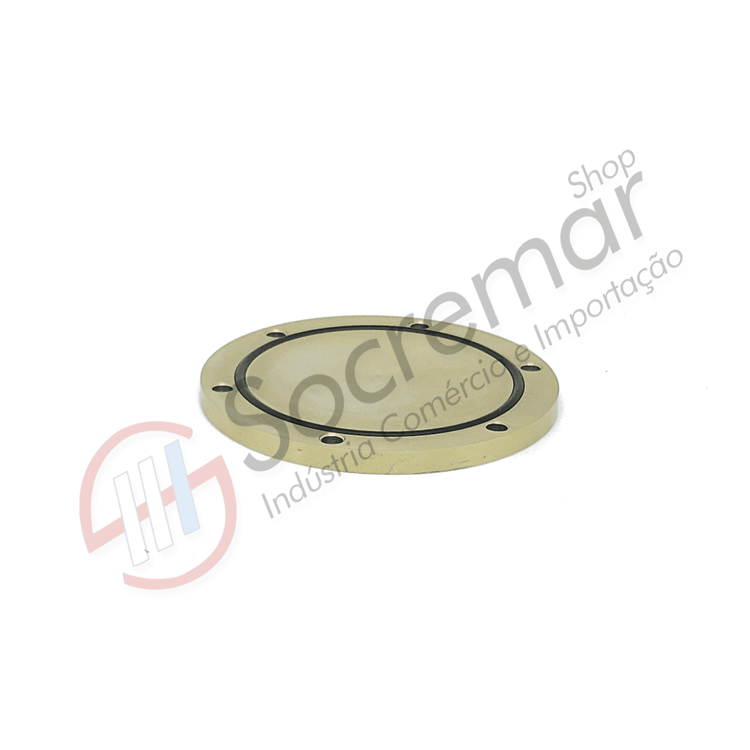 TAMPA BRONZE SOCREMAR PEQUENA COM CANAL - Imagem 2