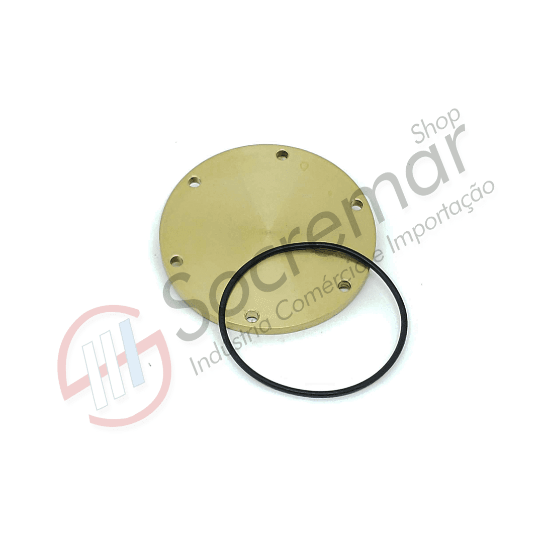 TAMPA BRONZE SOCREMAR PEQUENA SEM CANAL